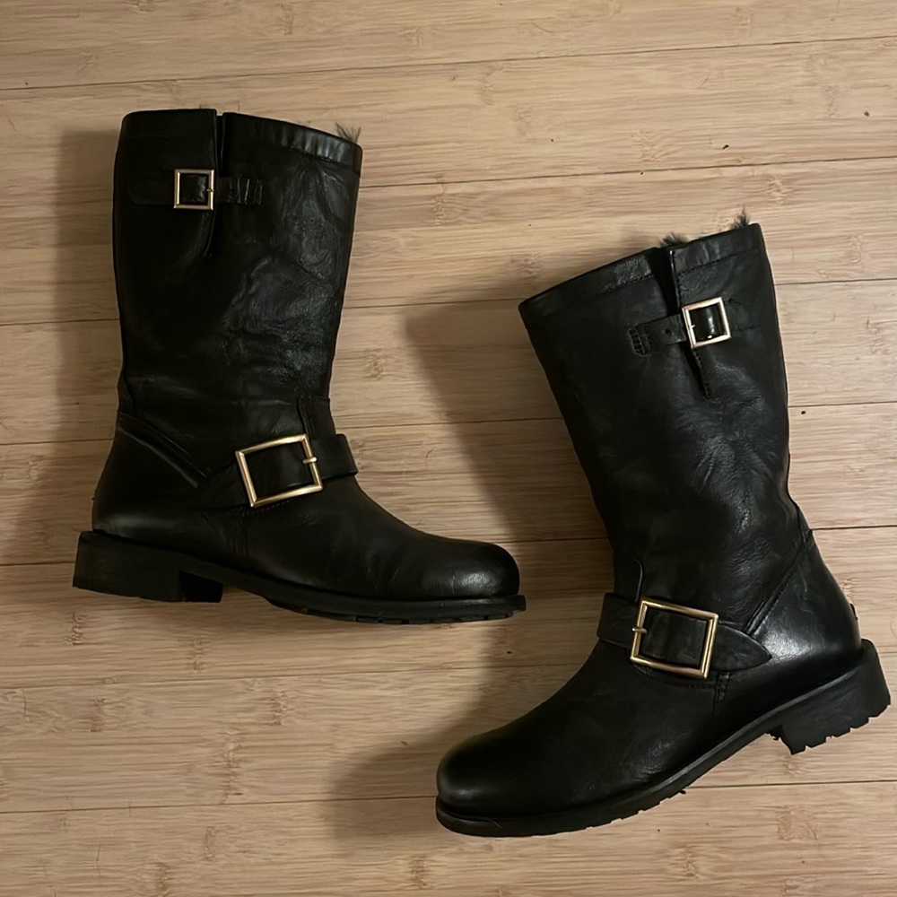 JIMMY CHOO Biker Boot